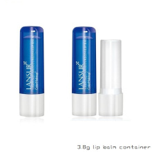 elliptical lip balm cosmetic container